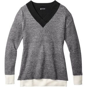 Smartwool Akamina Sweater Gorpcore Granola Women M Colorblock Lightweight Merino